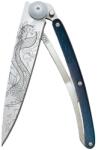 DEEJO 1CB082 TATTOO BLUE BEECH / Ultrakönnyű zsebkés pácolt bükkfa nyéllel (1CB082)