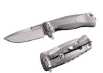 lionSTEEL SR22 G / Masszív zsebkés rendkívül tartós titán nyéllel - szürke (LION0172)