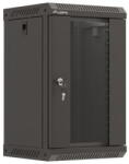 Lanberg Wall-mounted installation rack cabinet 10 inches 9U 300x300 black (WF11-3309-10B) - pcone