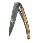 DEEJO 1GM029 TATTOO BLACK BROWN CAMO / Ultrakönnyű zsebkés alumínium nyéllel (1GM029)