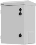 Lanberg Rack cabinet 10" wall/pole-mount ip55 hermetic 340x250x500 grey (assembled) (WAH1-3450-00S) - pcone