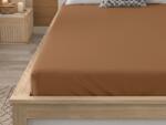  Cearsaf din microfibra MICROVELLE maro 180x200 cm