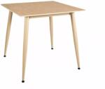  Masa de dining patrata ZURELI 80 x 80 cm, travertin/casmir