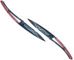 DEEJO 1GB280 TATTOO BLACK / 2 db-os zsebkés készlet egzotikus korallfa nyéllel (1GB280)