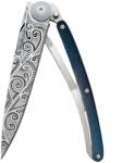 DEEJO 1CB083 TATTOO BLUE BEECH / Ultrakönnyű zsebkés pácolt bükkfa nyéllel (1CB083)