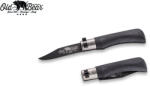 ANTONINI OLDBEAR 9303/15 MNK / Zsebkés rozsdamentes acél pengével, fekete PTFE bevonattal - fekete (AEC0026)