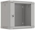 Lanberg 19" 9U Wall-Mount Rack Cabinet 540 × 350 mm Grey with Glass Door (Flat Pack) (WF03-5309-10S) - pcone