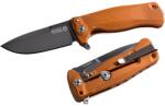 lionSTEEL SR22A OB / Fix zsebkés fekete pengével és eloxált alumínium nyéllel - narancssárga (LION0142)