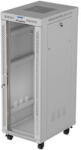 Lanberg 19" 32U Standing Rack Cabinet 600×800 Gray with Glass Door and LCD (Flat Pack) (FF01-6832-12SL) - pcone