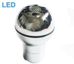 HD Univerzális LED-es autós váltógomb - króm