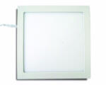 Delux DEL1280 deLux LED panel, 18W, 1260Lm, 3000K, négysz. , 225x225x20mm, kiv. : 205x205mm sülly. , 110-265V, 75x2835SMD, (DEL1280)