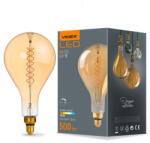 Videx LED Bulb VIDEX-E27-PS160-8W-FIL-DIM-SPIRAL-AMBER-WW1 VLE-PS160FASD-08271 (VX-VLE-PS160FASD-08271)