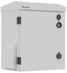 Lanberg 10" IP55 Outdoor Wall/Pole-Mount Rack Cabinet, 320 ? 220 ? 400 mm, Grey (Assembled) (WAH1-3240-00S) - pcone