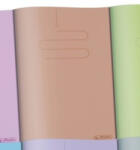Herlitz Fóliás színes vonalas füzet, A4/60 (60 lapos! ), BARNA - Herlitz (H_2026_48202000_300024595_c)