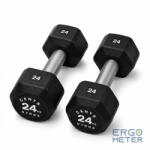  Centr x HYROX edző sorozat gumibevonatú DUMBBELL 24 kg (HRDB24kg)