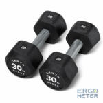 Centr x HYROX edző sorozat gumibevonatú DUMBBELL 30 kg (HRDB30kg)