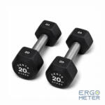  Centr x HYROX edző sorozat gumibevonatú DUMBBELL 20 kg (HRDB20kg)