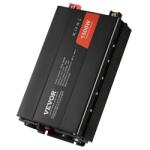 VEVOR Teljesítményinverter Szinuszhullám 1500 W 12 V 230 V CE FCC (MSW-1500)