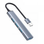 YESIDO Hub USB Yesido HB18, 4in1, Gri - gsmboutique