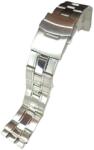 Arc Brățară Metalică Compatibilă Swatch - 19 mm - Lungime 19 cm - Zale Detasabile - Cataramă Fluture (SWBR25)