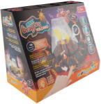 Aqua Dragons Set educativ STEM - Aqua Dragons - Habitat Vulcan cu lava - acvariu cu LED si Aqua Dragons rosii