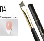 CANNI Prémium ecset No. 04 - Francia mosolyvonal ecset (33111)