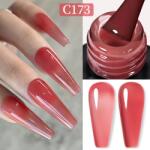BORN PRETTY Pro UV/LED HEMA FREE gél lakk 15 ml - C173 - Jelly Rusty Red (59475-113)