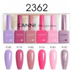CANNI HEMA FREE UV/LED gél lakk szett 6x9ml - 2362 (1302k2)