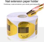 Palota Nails Műkörömépítő sablon 500 db - arany