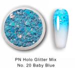 Palota Nails PN Holo glitter mix No. 20 Baby Blue