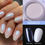 Born Pretty White Pearl Nail Art Powder - NDA015 (58484-3)