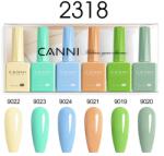 CANNI HEMA FREE UV/LED gél lakk szett 6x9ml - 2318 (1302k2)