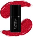 Semilac UV/LED Gél Lakk 7ml - 025 - Glitter Red