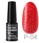 Profinails Platina Glimmer LED/UV lakkzselé 6gr P-04 (11050)