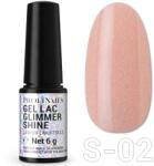 Profinails Gel Lac Glimmer Shine LED/UV lakkzselé 6gr S-02 (10798)
