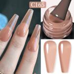 Born Pretty Pro UV/LED HEMA FREE gél lakk 15 ml - C165 - Jelly Nude Tea (59475-105)