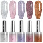 VENALISA 5 db-os UV/LED Glitter gél lakk szett - 5x10 ml - GC01 (95121k)