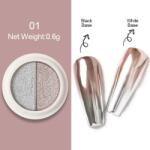 Born Pretty Mirror Powder DOUBLE krómpor - No. 01 Bronz