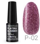 Profinails Platina Glimmer LED/UV lakkzselé 6gr P-02 (11048)