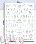 Palota Nails Köröm matrica 3D-s No. CA121- 102 levendulás