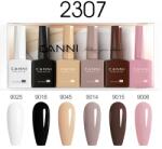 CANNI HEMA FREE UV/LED gél lakk szett 6x9ml - 2307 - Classic Couture (1302k2)