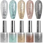 VENALISA 5 db-os UV/LED Glitter gél lakk szett - 5x10 ml - GC04 (95121k)