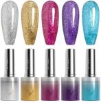 VENALISA 5 db-os UV/LED Glitter gél lakk szett - 5x10 ml - GC03 (95121k)