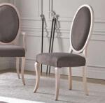 Settimo Scaun dining din lemn Celeste, tapitat, Stil Clasic Italian (EU458)
