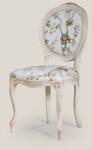 Settimo Scaun dining din lemn Vittorio, tapitat, Stil Clasic Italian (EU451)