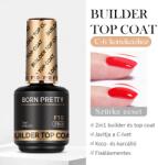 Born Pretty PRO - F10 - Builder Top Coat - Rubber Top - 15 ml (61795-10)