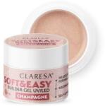 CLARESA Soft&Easy Builder Gél 12g - Champagne / Shimmery