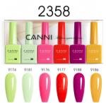 CANNI HEMA FREE UV/LED gél lakk szett 6x9ml - 2358 (1302k2)