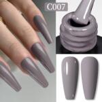 BORN PRETTY Pro UV/LED HEMA FREE gél lakk 15 ml - C007 - Gun Smoke Gray (58740-7)