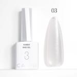 CANNI HEMA FREE Rubber Base Gel - 9 ml - X03 Shiny Silver (13032)